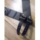 58" Black Leather Sword Hanger Belt Baldric